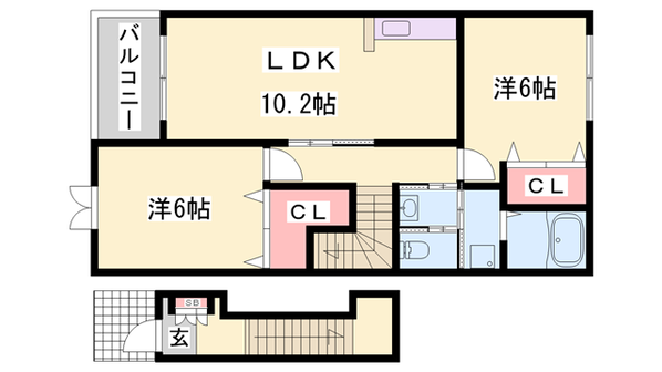 ミルトタウンTの物件間取画像